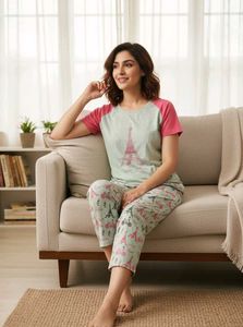 Paris Eiffel Tower Tee And Lower