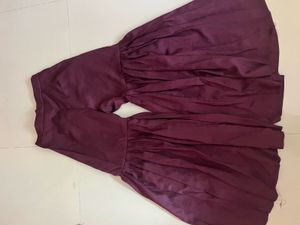 Maroon Sequin Sharara Suit Set