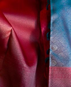 Copper Zeri Silk Saree