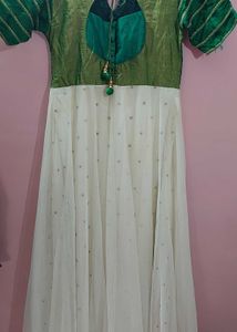 Green Long Frock