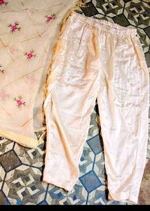 Kurta Pant With Dupatta Beautiful Pink Combination