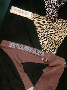 Thong Panties - &#39;Love&#39; Detail