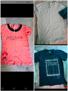 3 Tshirts For Girls