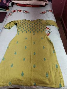 Leaf Print Kurta