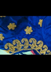 Royal Blue Embroidered Lehenga choli