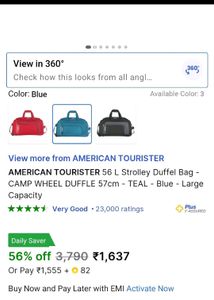American Tourister Spacious Bag