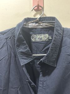 Men&#39;s Blue Casual Shirt