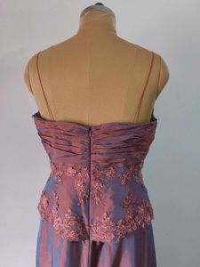 Gown with Floral Details
