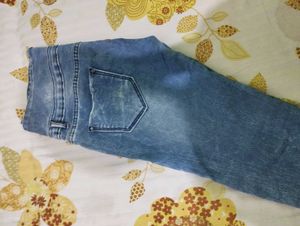 Acid Wash Denim Jeans