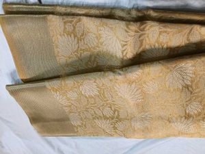 Elegant Gold Saree