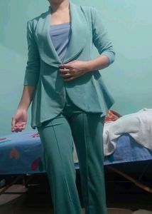 Kotty New Sea Green Formal Coord Set