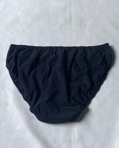 Black Lace Trim Briefs