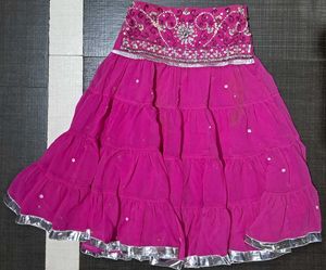 Frilled Lehenga Choli (3-4years)
