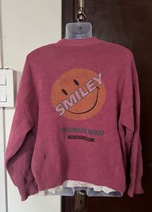 Pink Graphic Sweatshirt