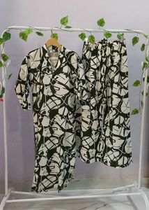 Dark Green Brand New Coord Set
