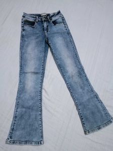 Flare Leg Denim Jeans