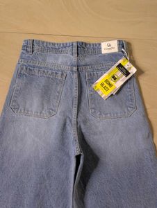 Wide Leg Denim Jeans