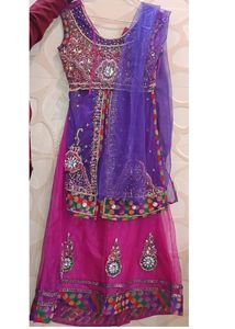 Ethnic motifs Dress With Dupatta For (Girl