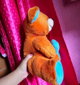 Orange &amp; Blue Teddy Bear Plushie