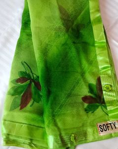 SHADED GREEN SAREE