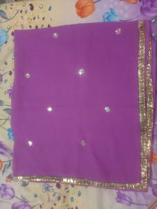 Purple Pinkish Saree