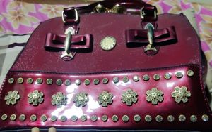 Burgundy Handbag