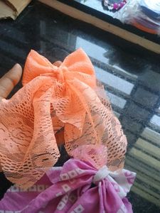 Handmade Bow Hair Clips - Set of 2