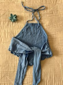 Halterneck Tied Top🩵