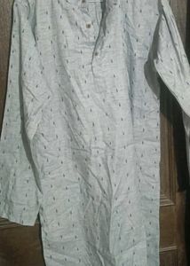 Men's Light Grey Diwali Kurta