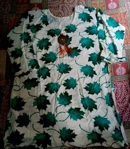 Leaf Print Kurta