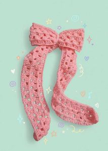 Crochet Pink Bow