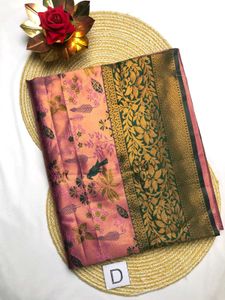 Green &amp; Blue Silk Saree