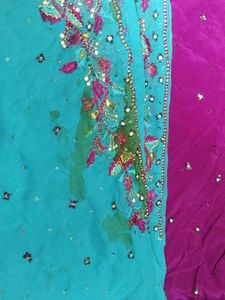 Purple Dress Material