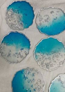 Resin Coasters (Set of 8)