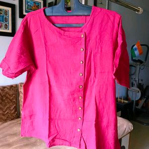 🛍️Pink Button-Down Top⭐⭐⭐⭐⭐