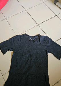 Gray Casual T-Shirt