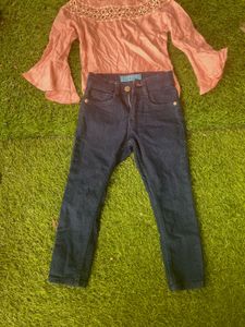 Unused Kids Jeans Top Set-Reliance