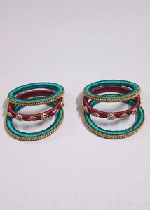 12% Off!! Handmade Silk Thread Bangles