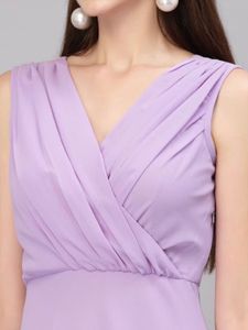 Elegant Lavender Maxi Dress (Small Size)