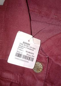 Vintage Red Denim Jacket