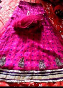 Wedding Indowestern full Body Work Lehenga Sets