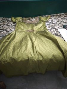 Pure Benarasee Long Gown Adding Costly Dupatta