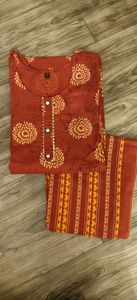 Cotton Kurti with Pants