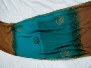 Elegant Green N Brown colour Kurta Set