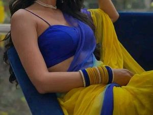 2 colour saree
