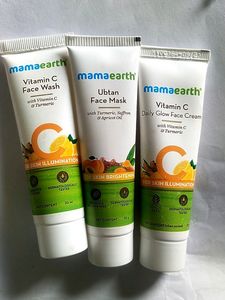 Skin Care Products (Facewash+Facecream+Facemask)
