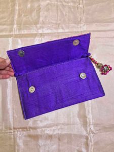 Silk Envelope Clutch cum Sling