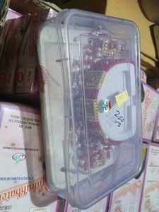 Elegant Red &amp; Gold Jewelry Set