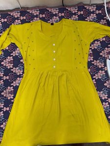 Yellow Casual Dress