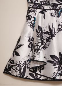 Floral Print Fit &amp; Flare Dress